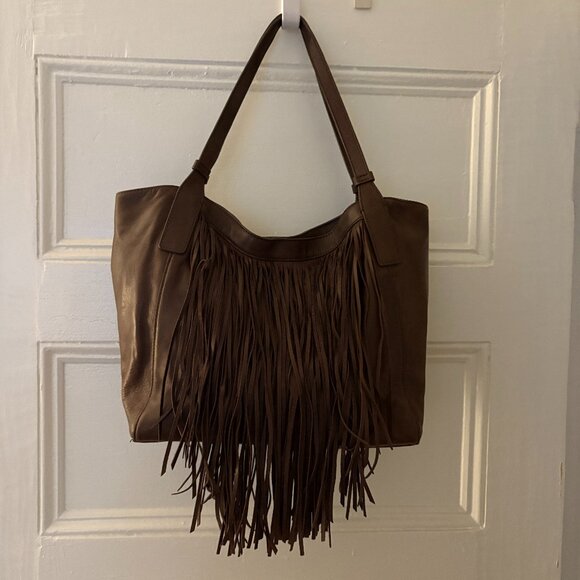 FRYE hobo fringe purse - Ray Purse - LIKE NEW - Picture 2 of 6